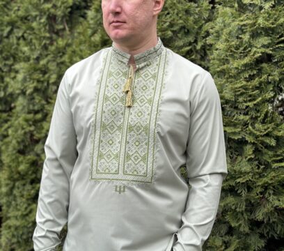 Вишиванка чоловіча Мрія (хакі)