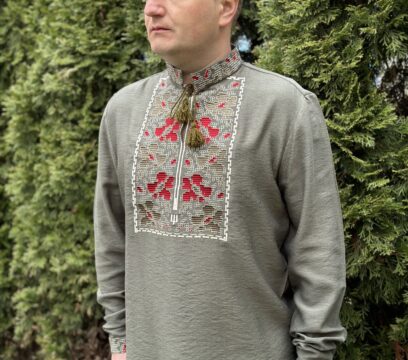 Чоловіча вишиванка “Маківка”