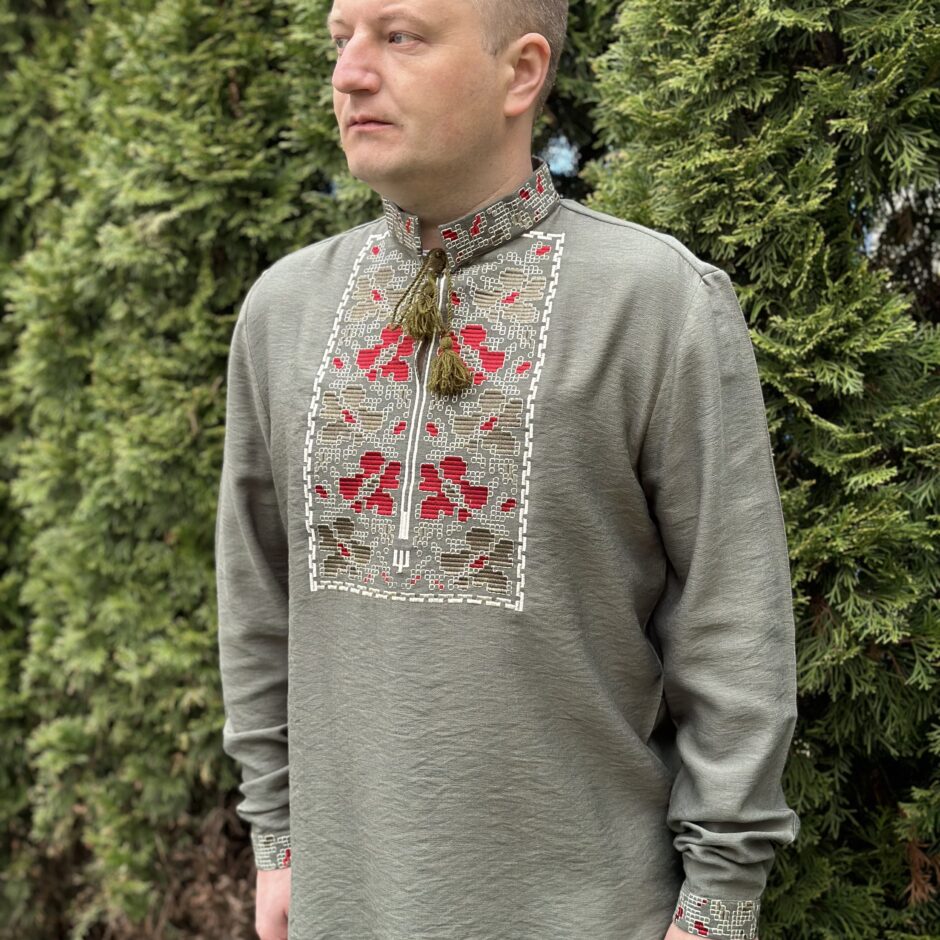 Чоловіча вишиванка “Маківка”