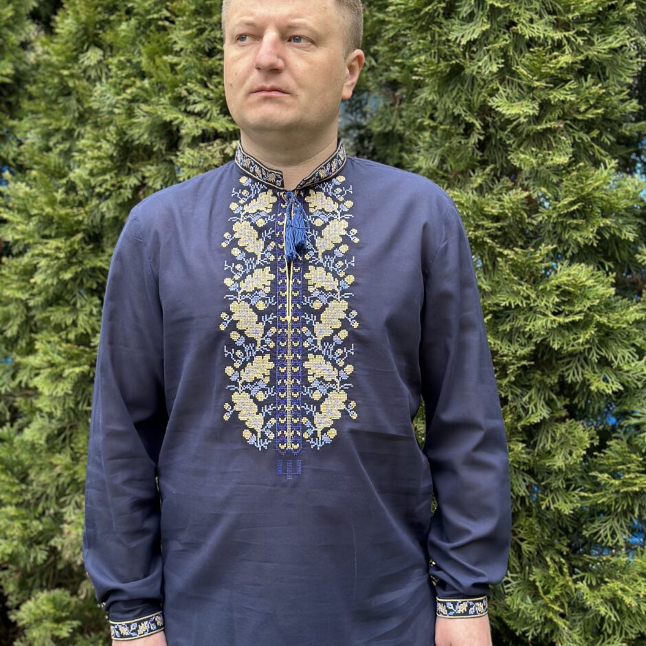 Вишиванка чоловіча “Дубок” батист