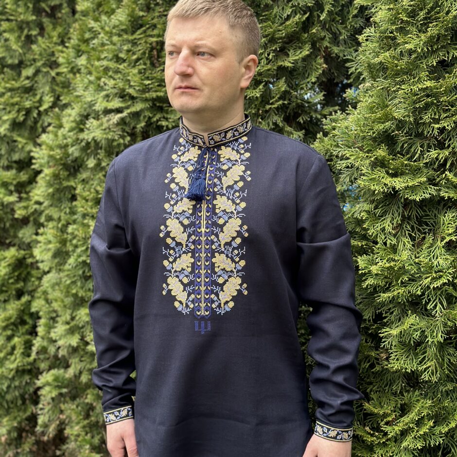 Вишиванка чоловіча “Дубок” льон