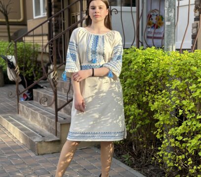 Вишита сукня Коломия короткаРР(9098)3/4