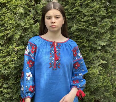 Вишиванка жіноча “Маківка” льон