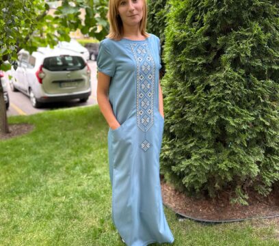 Сукня вишита “Буковель” блак.