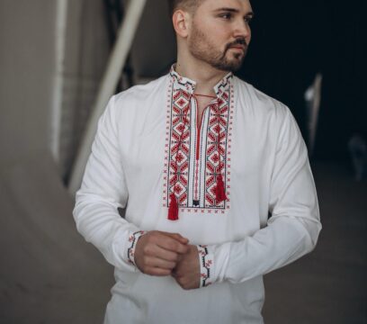 Вишиванка чоловіча “Гроно”(бавовна)