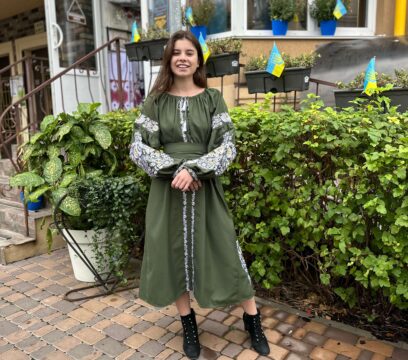 Сукня жіноча коротка “Косиця” ЗБ