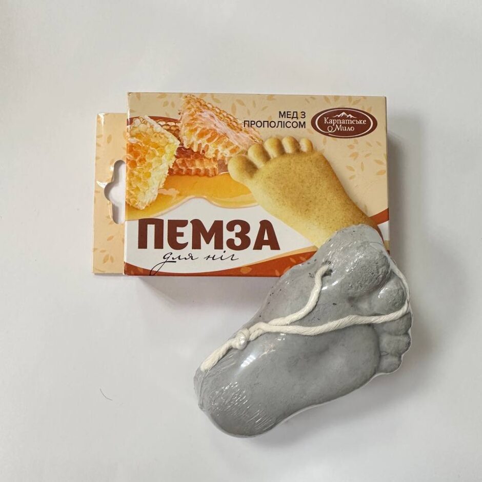 Пемза для ніг “Мед з прополісом”