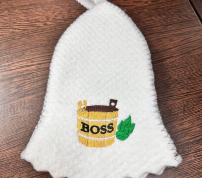 Шапка для бані та сауни  “BOSS”