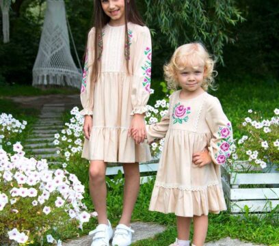 Сукня для дівчинки 5254(бежева)