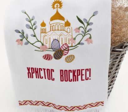 Рушник великодній Весняний храм